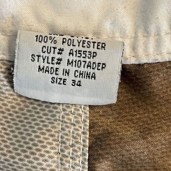 Billabong Mens Board Shorts Fall Autumn Blue Orange Brown Plaid Surfer Size 34 - Picture 3 of 7